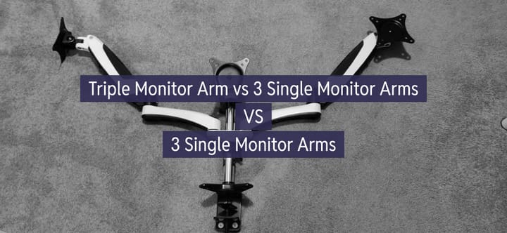 Triple Monitor Arm vs 3 Single Monitor Arms - Which One Wins?